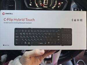 Read more about the article 크로셀 [C-Flip Hybrid Touch] 접이식 블루투스 무선 키보드 리뷰