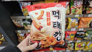 Read more about the article 농심: 신상 과자, 먹태깡 고추장마요맛 리뷰